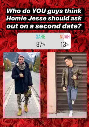 Screenshot from @DATINGFROMHOME Instagram