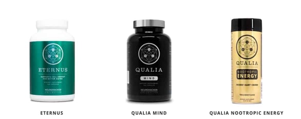 Screenshot of Neurohacker Collective products