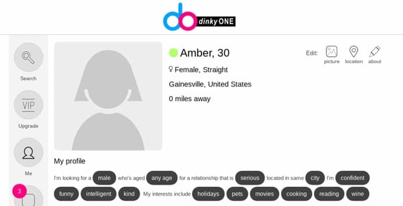 A DinkyOne profile