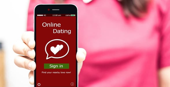 Photo of a dating app Photo of a dating app