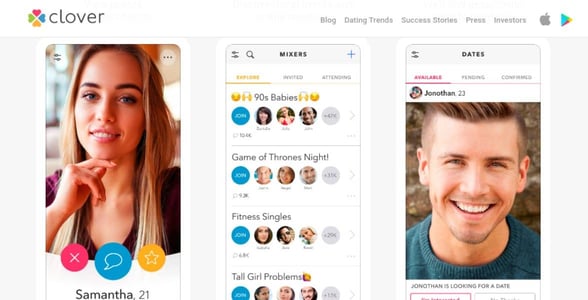 Screenshot of Clover