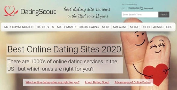 Screenshot of DatingScout
