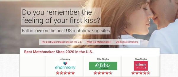 Screenshot of DatingScout