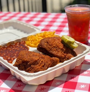 Photo of a HCT takeout meal