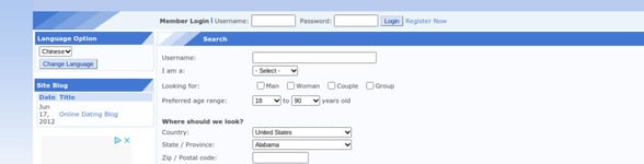 Screenshot of YouDate
