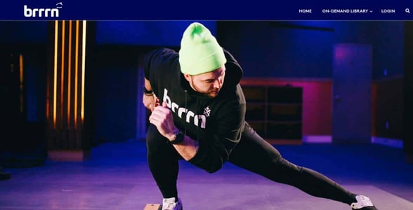 Photo of a Brrrn slide workout