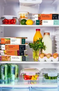 Photo of Freshly meals in the fridge
