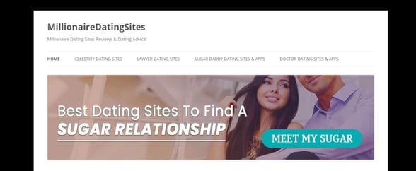 Screenshot of MillionaireDatingSites.com Screenshot of MillionaireDatingSites.com