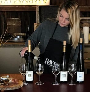 Photo of a wine tasting