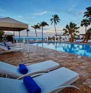 Photo of one of the resort pools
