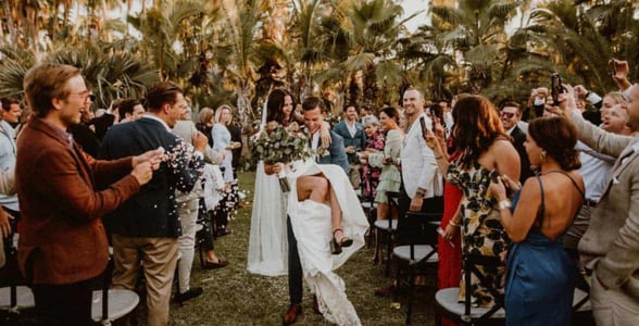 Photo of a wedding