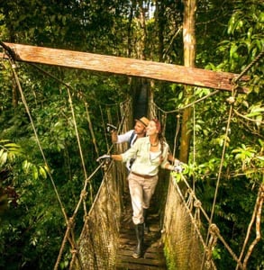 Photo of a couple in the Amazon