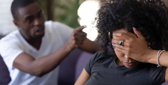 Photo of partner abuse