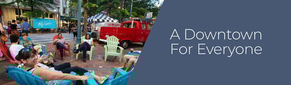 Screenshot of Downtown Memphis website banner