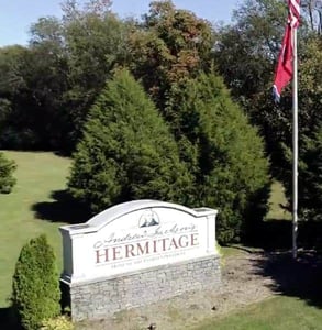 Photo of The Hermitage was home to three generations of Andrew Jackson's family.