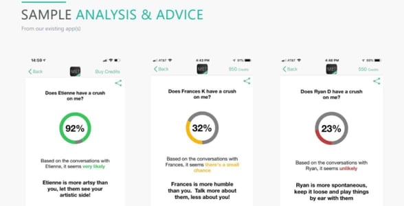 Screenshot of Crushh analysis