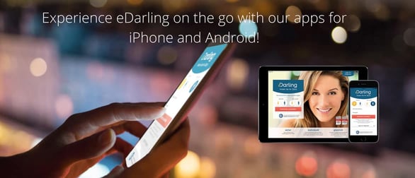 Screenshot of eDarling banner