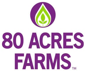 The 80 Acres Farms logo