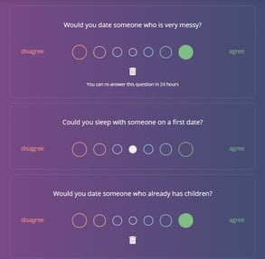 Screenshot of Findl quiz