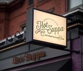 Photo of Hot Suppa sign