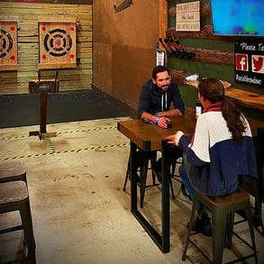 Photo of couple at Stumpy's Hatchet House