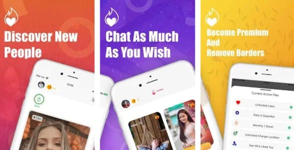 Screenshots of Meetly