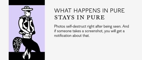 Screenshot of the Pure app Screenshot of the Pure app