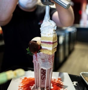 Photo of a milkshake
