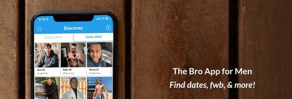 Screenshot of The Bro App
