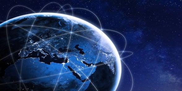 Photo of orbiting around the earth