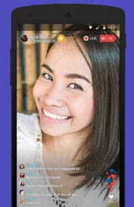 Screenshot of a Skout video