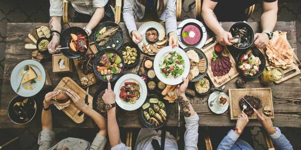 Photo of dinner