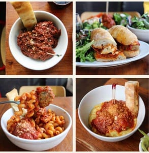 Photo of meatball dishes