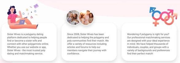 Screenshot of Sister Wives benefits