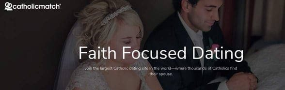Screenshot of Catholic Match