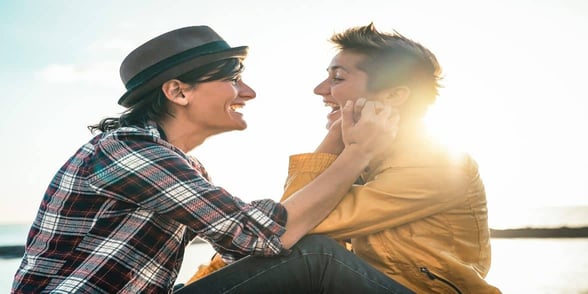Photo of a lesbian date Photo of a lesbian date