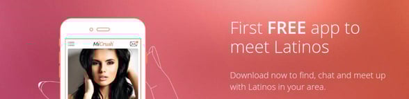 Screenshot of the MiCrush site