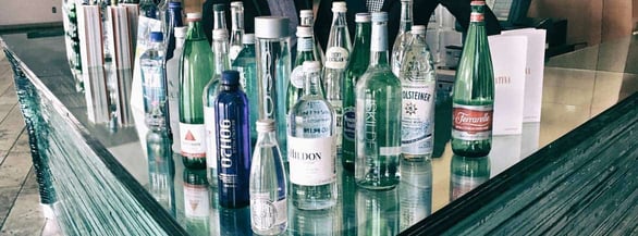Photo of fine bottled waters
