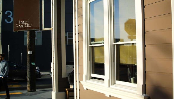 Photo of the exterior of Flour + Water location