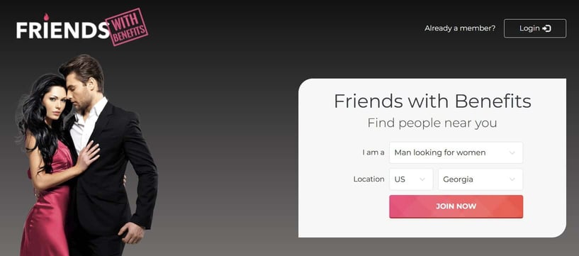 Screenshot of Friends-With-Benefits.com Screenshot of Friends-With-Benefits.com