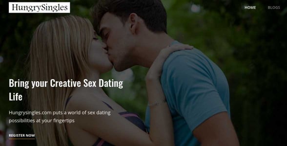 Screenshot of HungrySingles