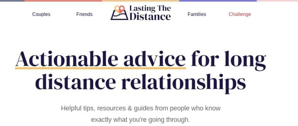 Screenshot from Lasting the Distance Screenshot from Lasting the Distance