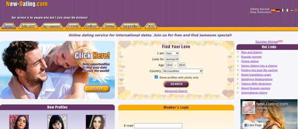 Screenshot of New-Dating.com