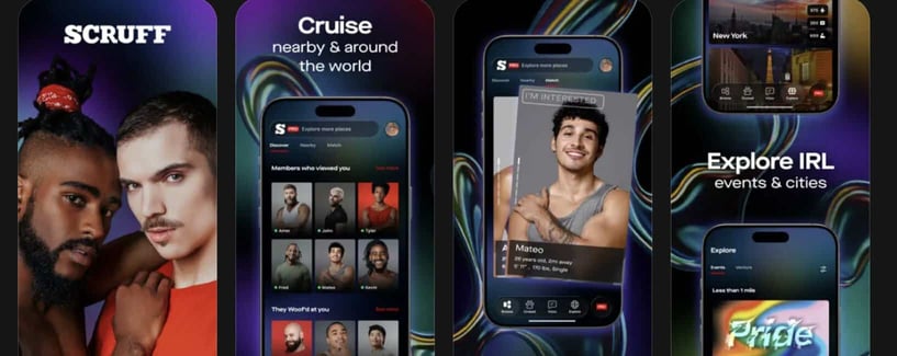 SCRUFF screenshots SCRUFF screenshots