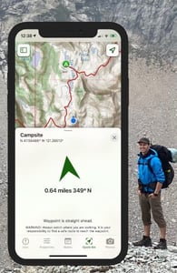 Screenshot of a map