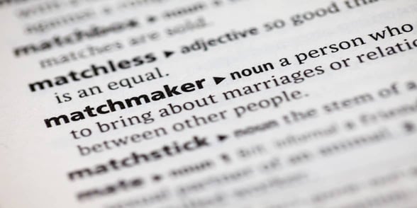 Photo of matchmaker in the dictionary