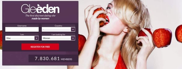 Screenshot of Gleeden