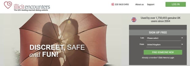 Illicit Encounters homepage