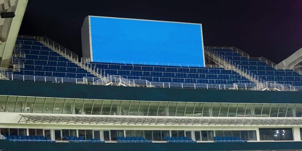 Photo of a jumbotron Photo of a jumbotron