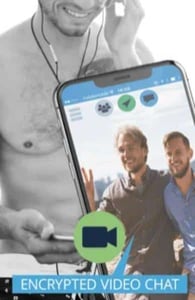 Screenshot of a video chat